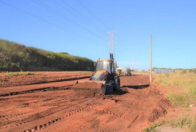 Pavimentação em avenida de Avaré amplia acesso ao bairro São Rogério e adjacências