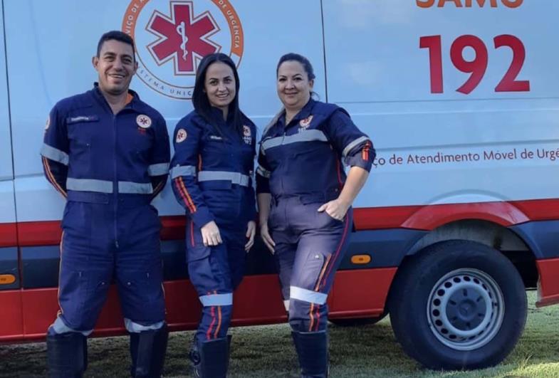 Equipe do Samu de Fartura é parabenizada por coordenador geral da Regulação