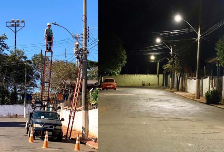 Prefeitura implanta iluminação de LED nos bairros de Sarutaiá 