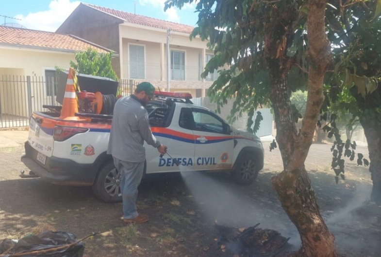 Atear fogo é prática proibida por lei. (Foto: Divulgação/Defesa Civil de Fartura)