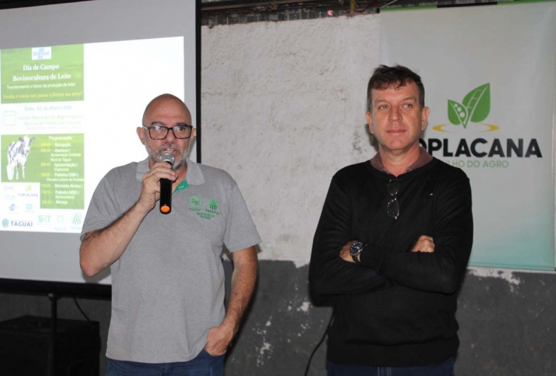 Integrantes da Diretoria do sindicato rural de Taguaí, Marcelo de Azevedo e João Rocha