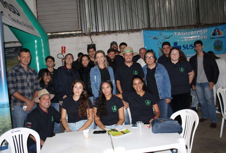 ETEC de Taquarituba presente no evento do Sindicato Rural de Taguaí em parceria com a Prefeitura
