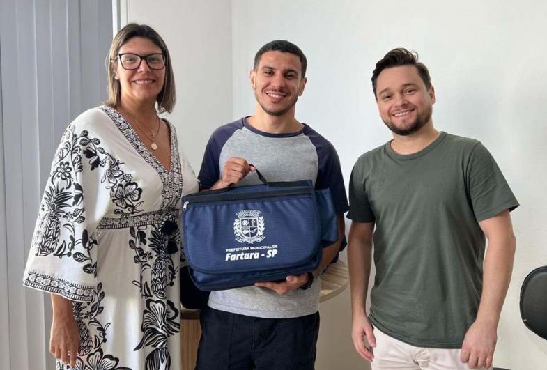 Regiane, Angelo e Luiz Renan