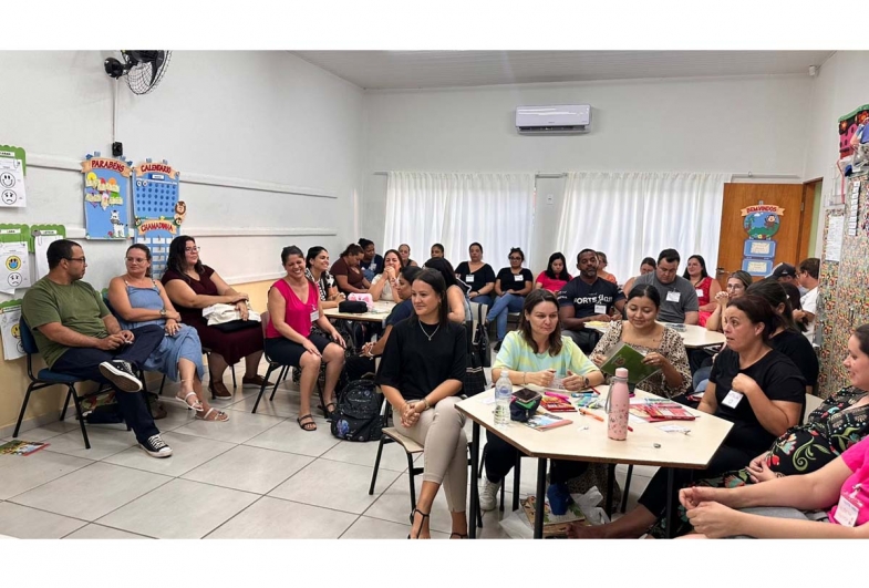 Professores da Educação Infantil participaram de formação do LEEI
