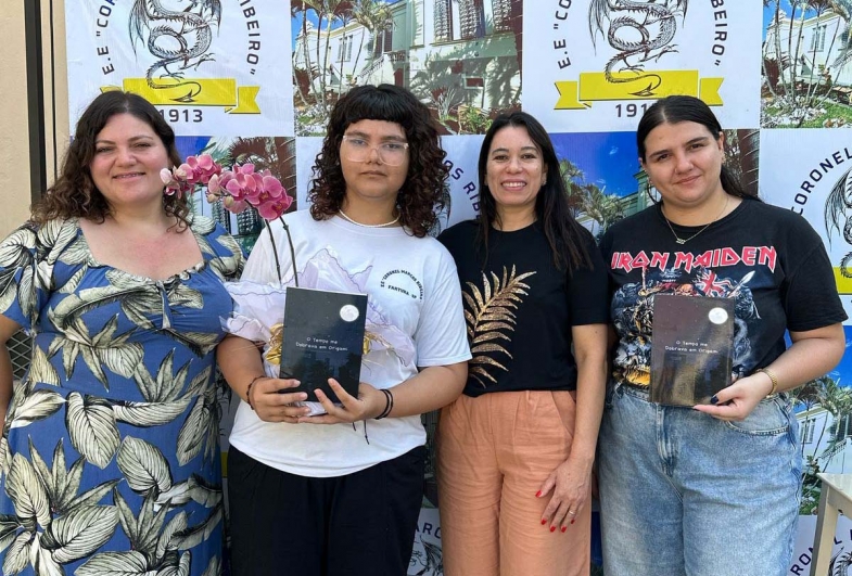 Escola Estadual “Coronel Marcos Ribeiro” celebra lançamento do primeiro livro de estudante em Fartura 