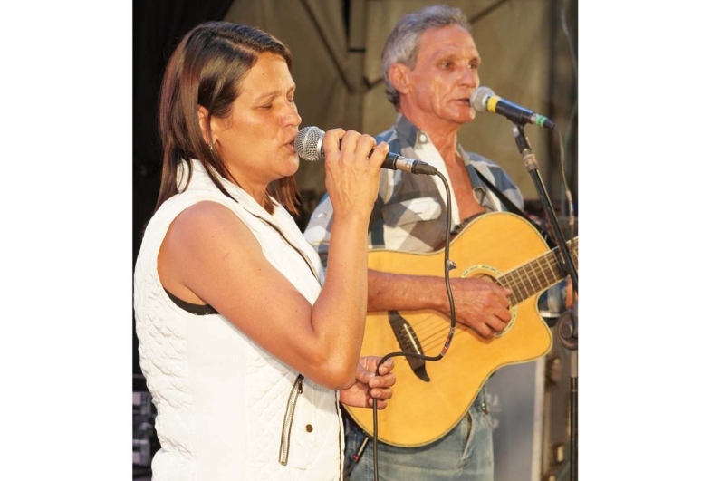 Solange, Edvan e Fabiano finalizaram o festival em terceiro