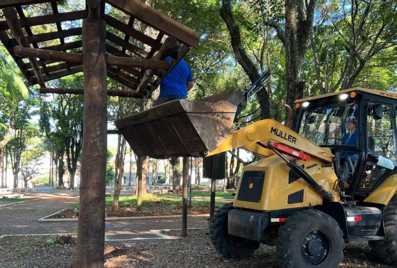 Prefeitura de Fartura intensifica ações contra depredação e uso de álcool e drogas na Praça Tenente Casemiro