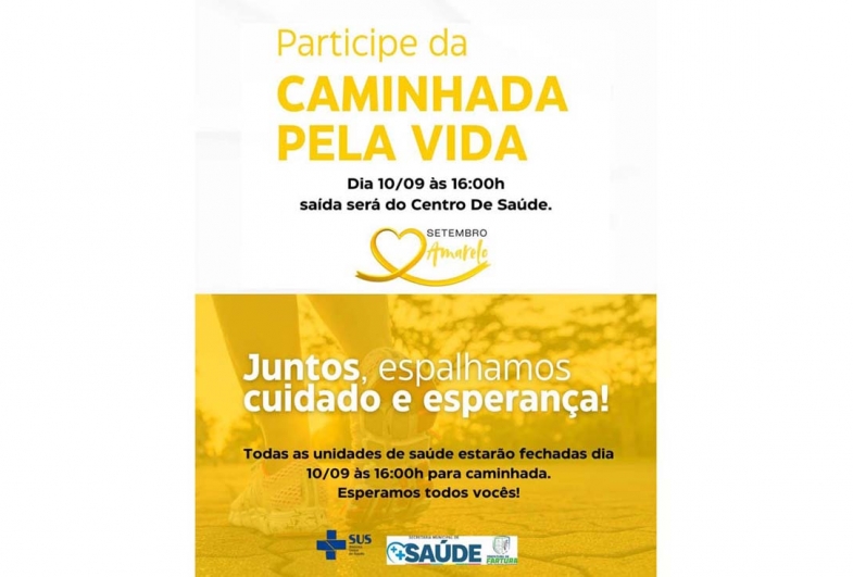 Fartura realiza Caminhada Pela Vida nesta quarta, 10