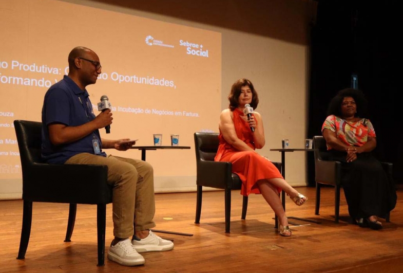 Marcelino, Elisângela de Souza e Bel Marcondes