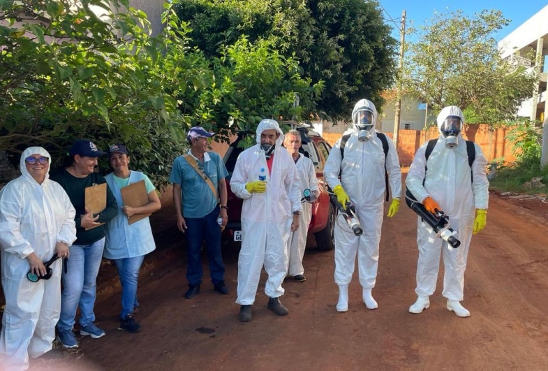 Nebulização reforça combate ao mosquito da dengue em Taguaí