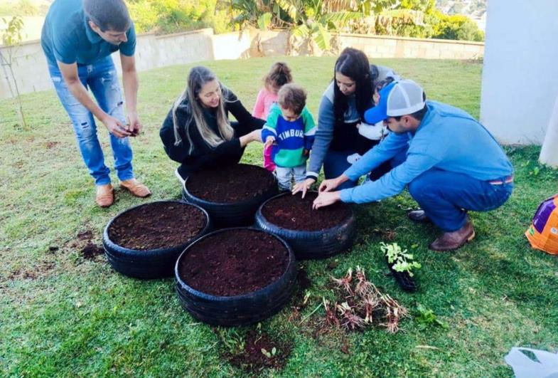 Alunos participam de atividades na semana do meio ambiente