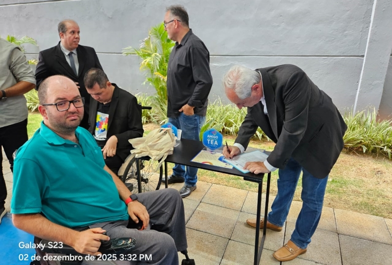 Flávio vice-presidente da Associação dos Amigos da Pessoa com Deficiência de Taguaí