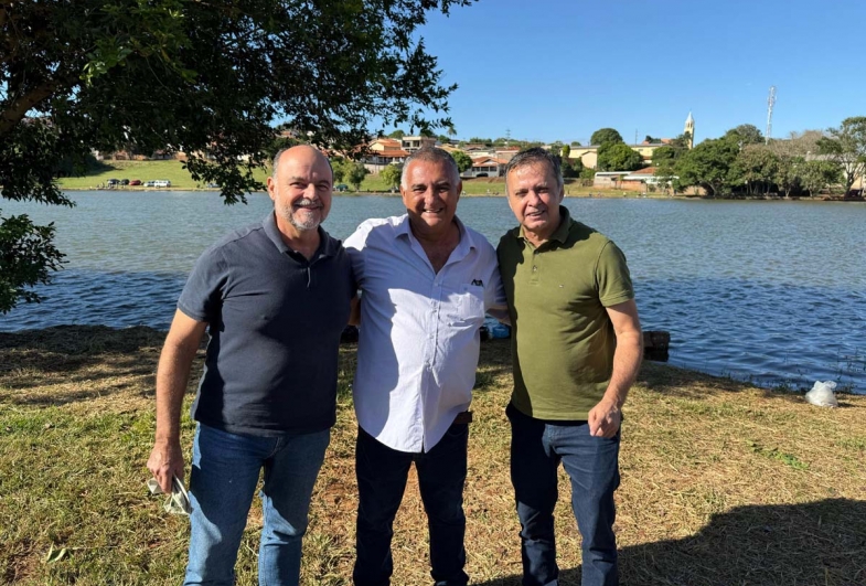 Ricardo Madalena, João da Tapera e Luizão de Ipaussu