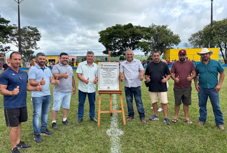 Prefeitura de Sarutaiá reinaugura Estádio Hamud Cassim com festa