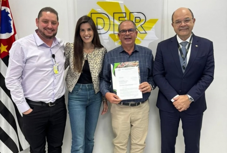 Prefeito Marcos cumpre agenda no  DER em São Paulo em busca de recape para vicinal de Fartura