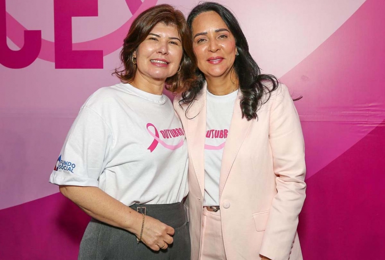 Primeira-dama de Fartura participa do lançamento da campanha “Prevenir  é sua melhor chance” ao lado da primeira-dama do Estado, Cristiane Freitas