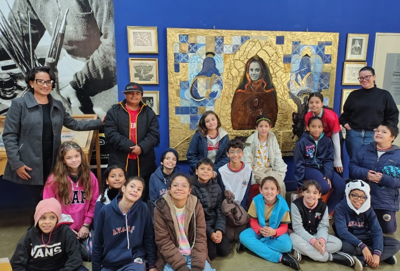 Estudantes de escola municipal de Avaré visitam museu e Memorial Djanira 