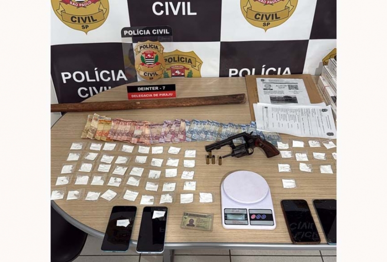 Operação Cerco Total da Polícia Civil prende sete e apreende drogas, arma e dinheiro em Manduri