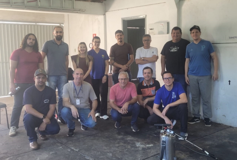 Agentes de Combate a Endemias de Fartura  participam de capacitação sobre Borrifação Residual