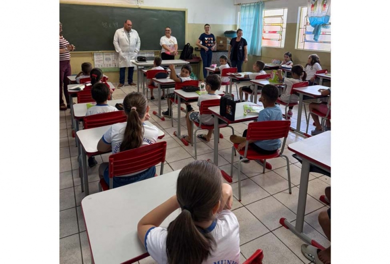 Alunos da EMEF receberam orientações