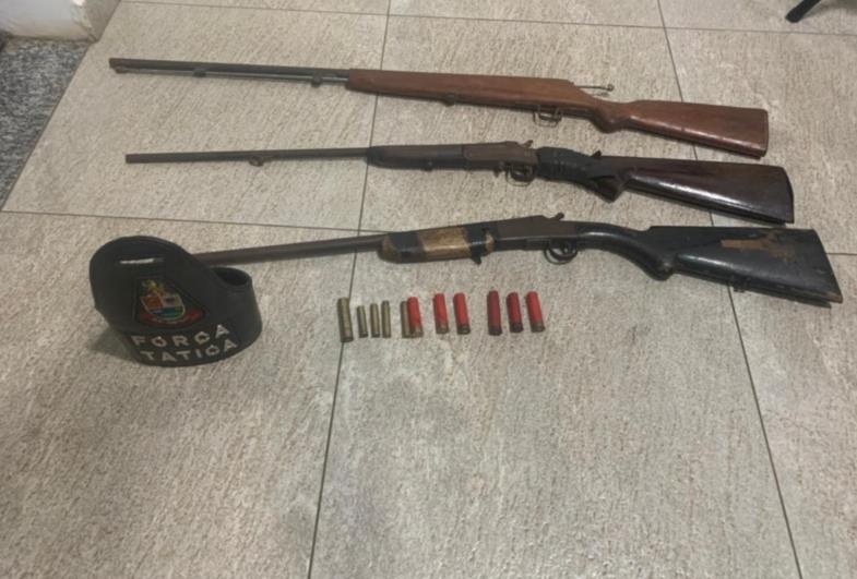 Em Itaí, indivíduo é preso por porte ilegal de arma de fogo