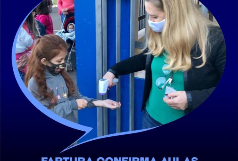 Fartura confirma aulas presenciais facultativas em fevereiro e obrigatórias em março