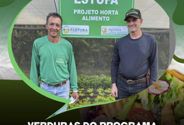 Verduras do Programa “Horta Alimento” podem ser retiradas a partir de quarta (22)