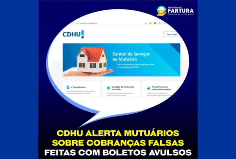 CDHU alerta mutuários sobre cobranças falsas feitas por meio de boletos avulsos