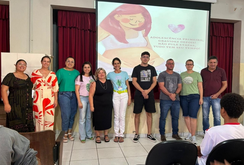 Palestra sobre “Gravidez na Adolescência” nas escolas de Fartura