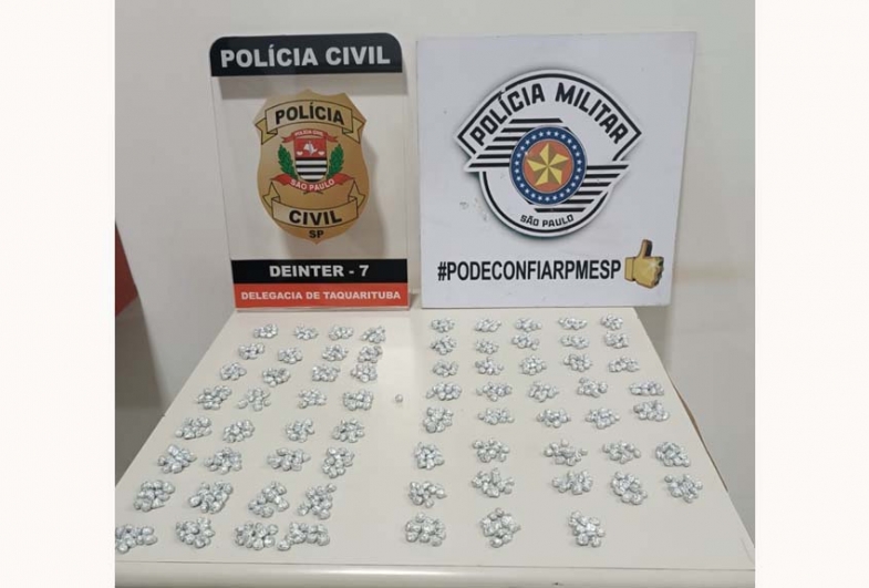 Polícia Civil apreende mais de 700 pedras de crack em Itaporanga