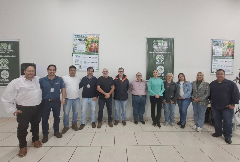 Workshop fortalece ações para valorização da agricultura familiar no município de Taguaí