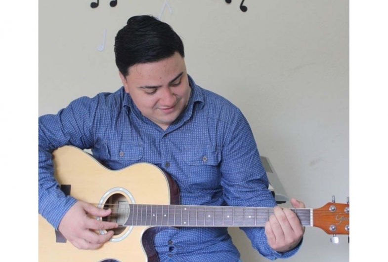 Professor responsável Escola de Música Anderson Soares