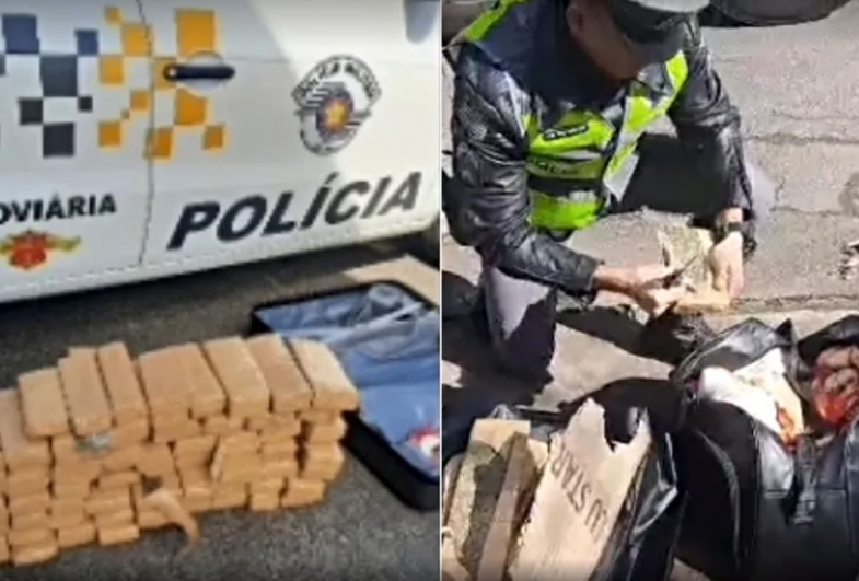 Polícia prende passageira de ônibus que transportava maconha na bagagem em rodovia