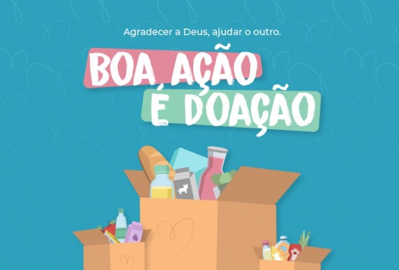 Fundo Social recebe doação de mais de 300 quilos de alimentos