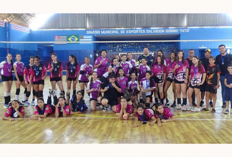 Taguaí sedia 2º Torneio de Vôlei Feminino Sub-14