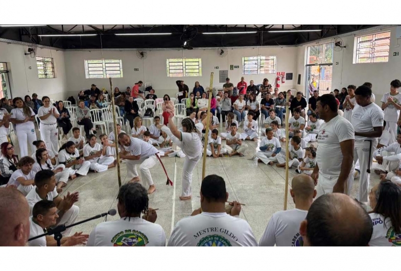 Participaram capoeiristas de diversos estados