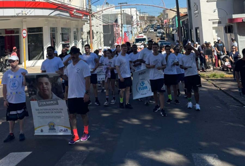 Semana avareense destaca inclusão e termina com caminhada pelo dia da Síndrome de Down