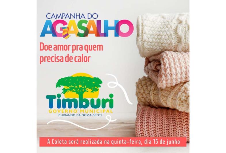 Social de Timburi prepara Campanha do Agasalho 