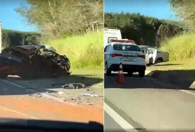 Mulher morre em acidente entre dois veículos em rodovia de Capão Bonito