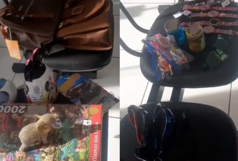 Doces, shampoo, bolsa e brinquedos: mãe e filha são presas suspeitas de furtar comércios em Piraju