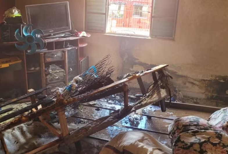 Adolescente sofre queimaduras de segundo grau ao tentar conter incêndio em Ourinhos