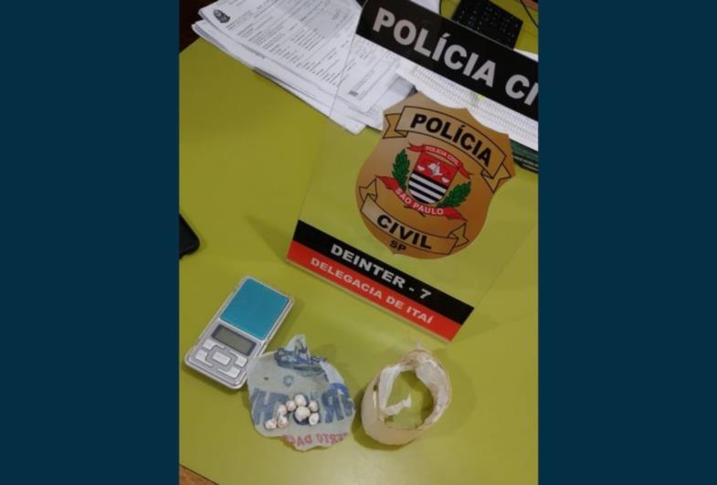 Polícia Civil prende traficante em Itaí