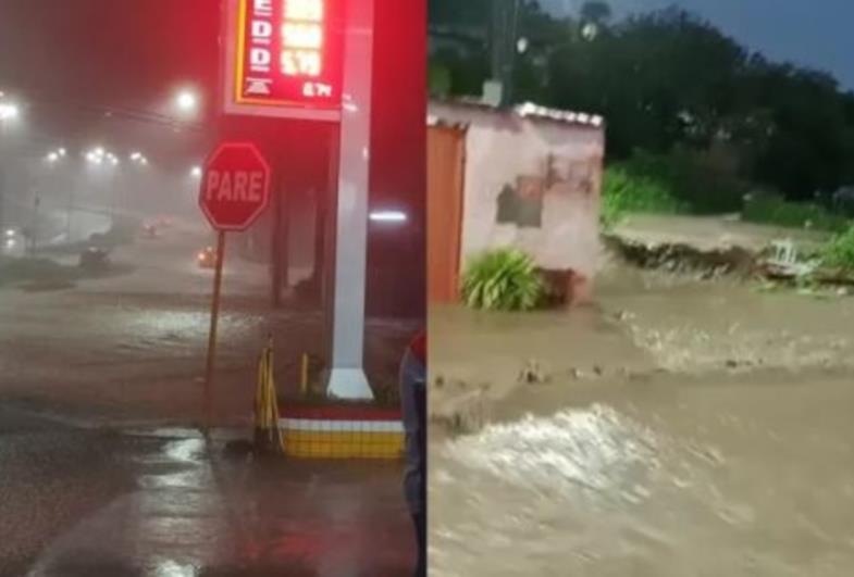 Temporal provoca alagamentos e água invade casas em Itapeva