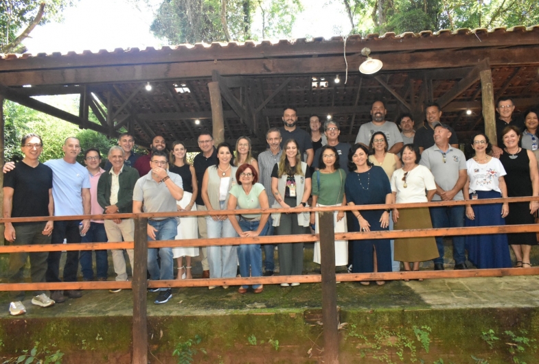 Convidados para a inauguração da nova ala