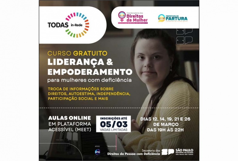 Curso de empoderamento para mulheres com deficiência