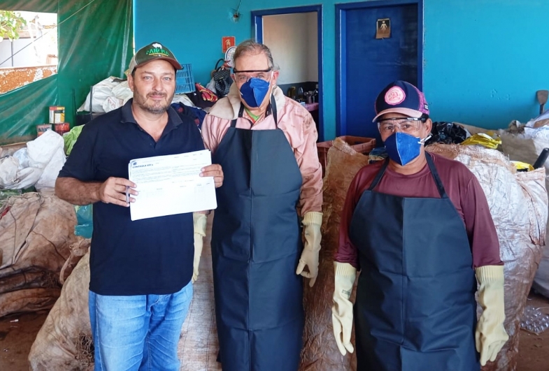 Danilo Soldera durante a ação em Taguaí