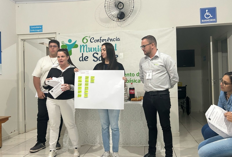 Grupos formados por servidores públicos que apresentaram as propostas na conferência