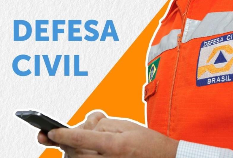 Defesa Civil disponibiliza serviço de alerta meteorológico via SMS