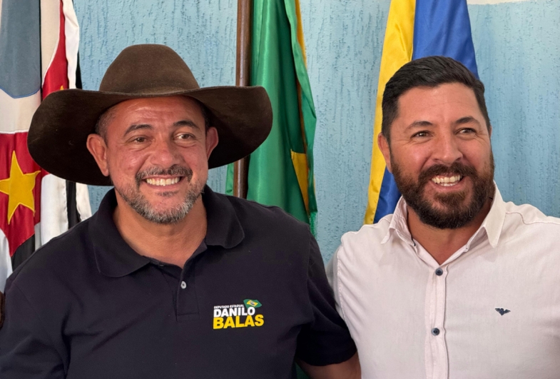 Deputado Danilo Balas e vice prefeito Gango