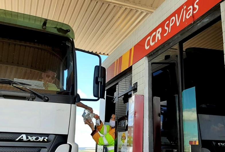 CCR SPVias  já distribui mais de 48 mil itens para os caminhoneiros nos últimos 3 meses
